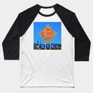 Sun N Sand Motel sign circa 1950s route 66 Baseball T-Shirt